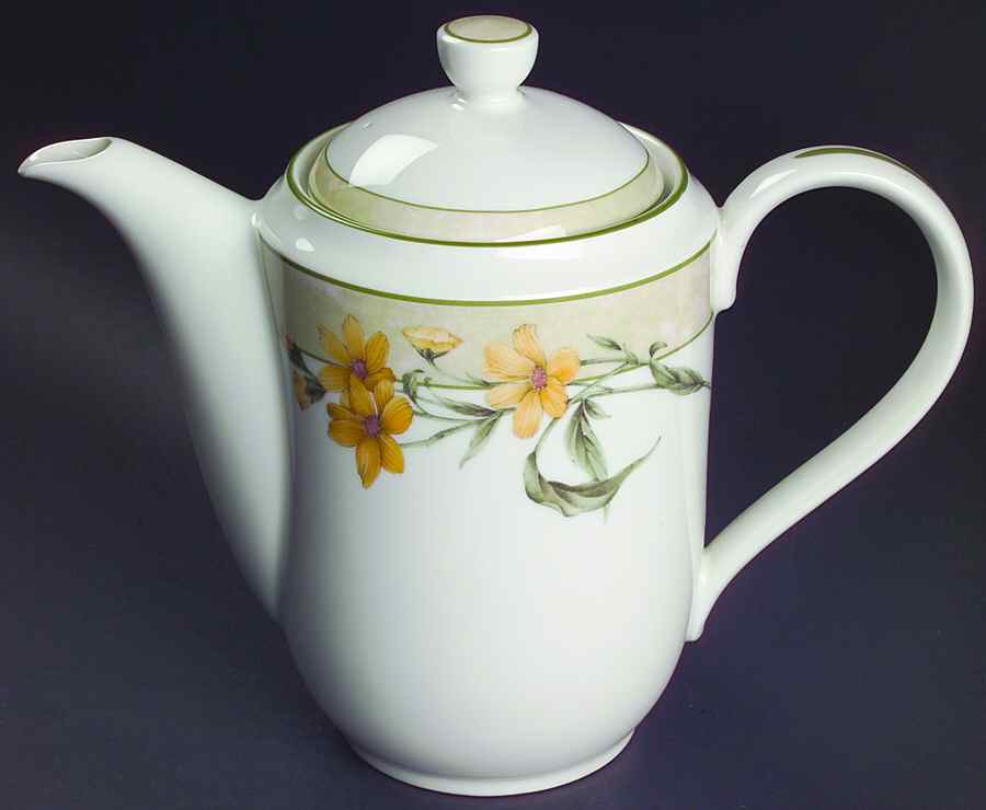 Garden Sunrise Tea/Coffee Pot & Lid by Noritake-1