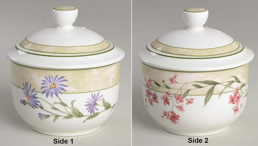 Garden Sunrise Sugar Bowl & Lid by Noritake-1