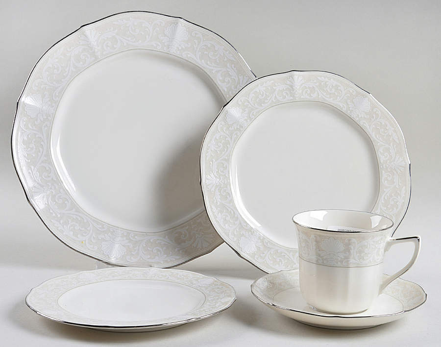 Imperial Lace 5 Piece Place Setting by Noritake-1