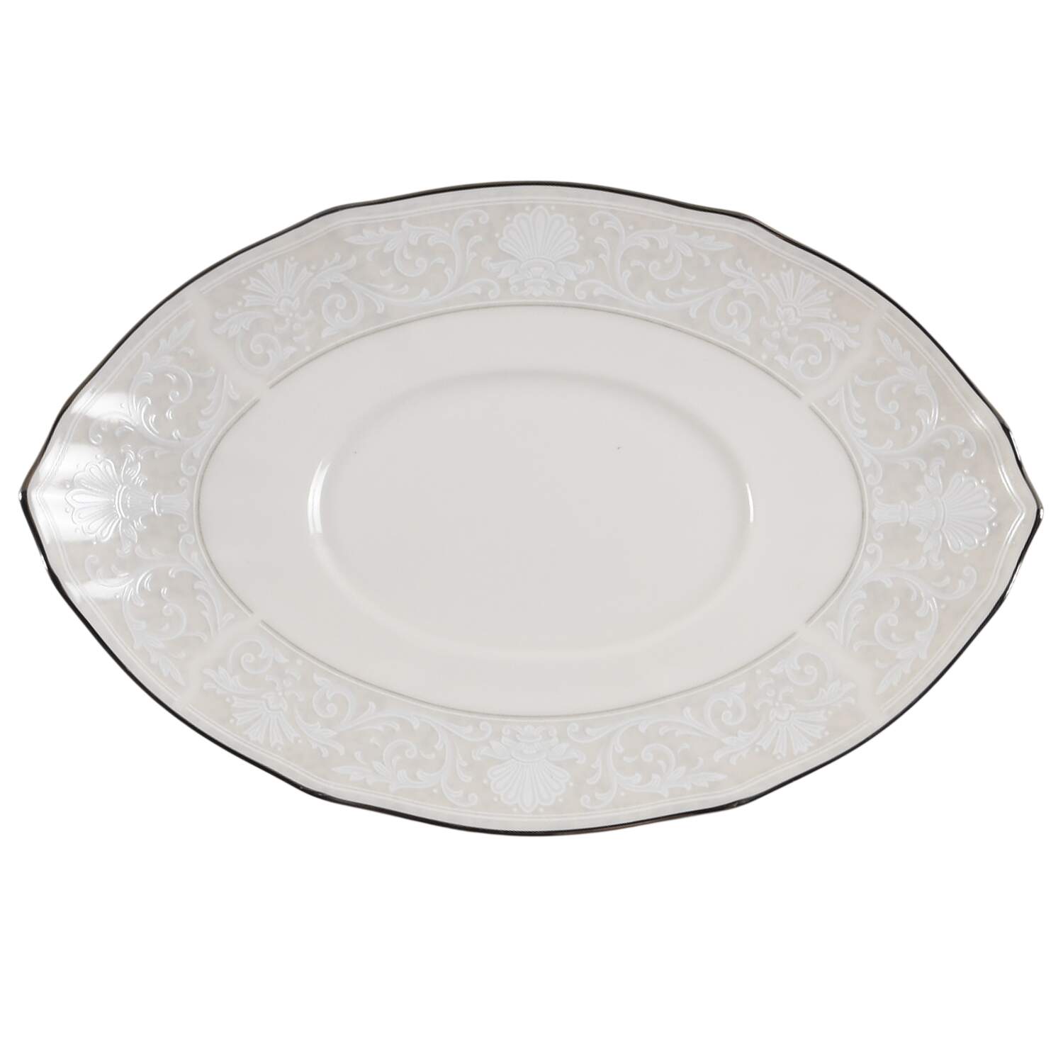 Imperial Lace Underplate for Gravy Boat by Noritake-1