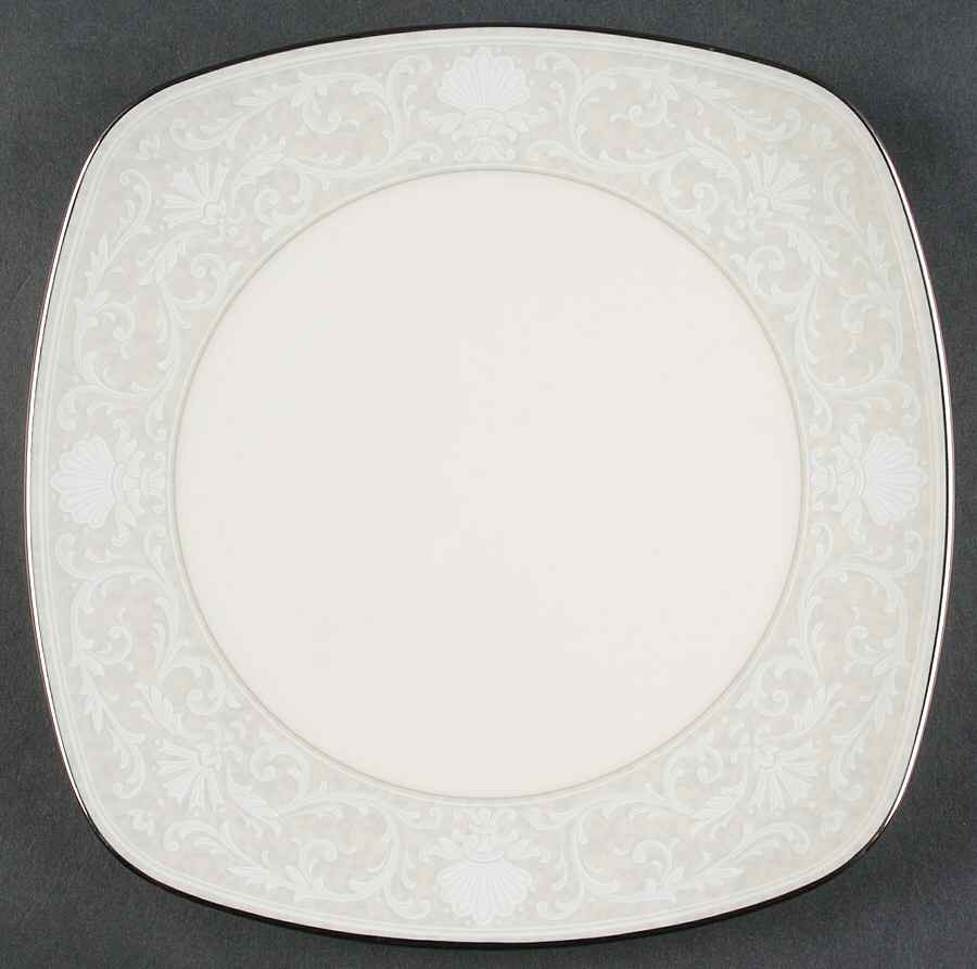Imperial Lace Square Luncheon Plate by Noritake-1