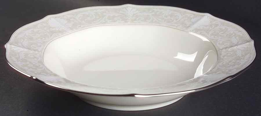 Imperial Lace Rim Soup Bowl by Noritake-1