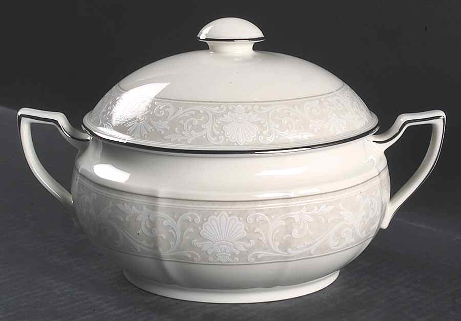 Imperial Lace Oval Covered Vegetable by Noritake-1