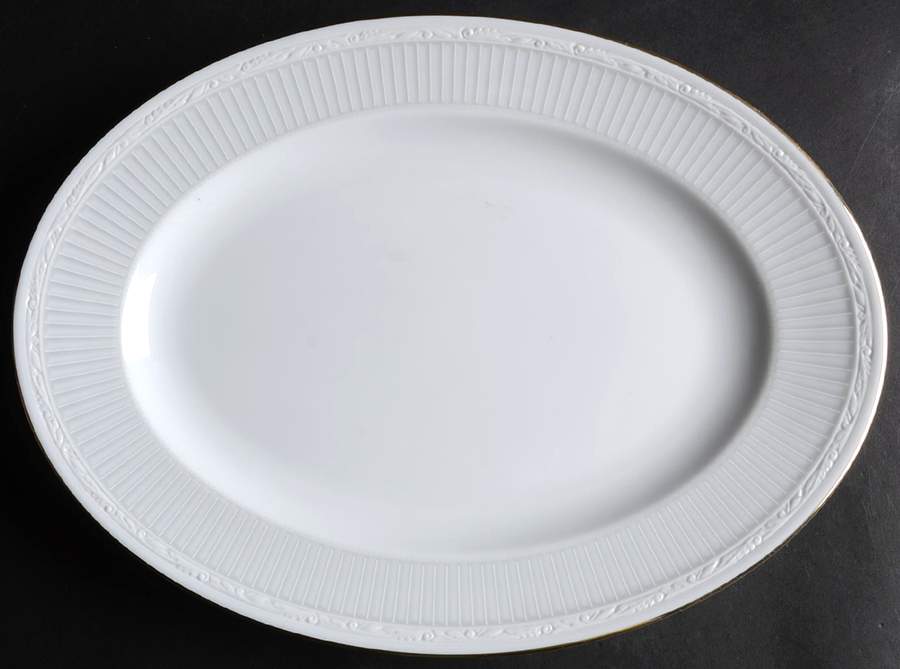 Sheridan Gold 13" Oval Serving Platter by Noritake-1