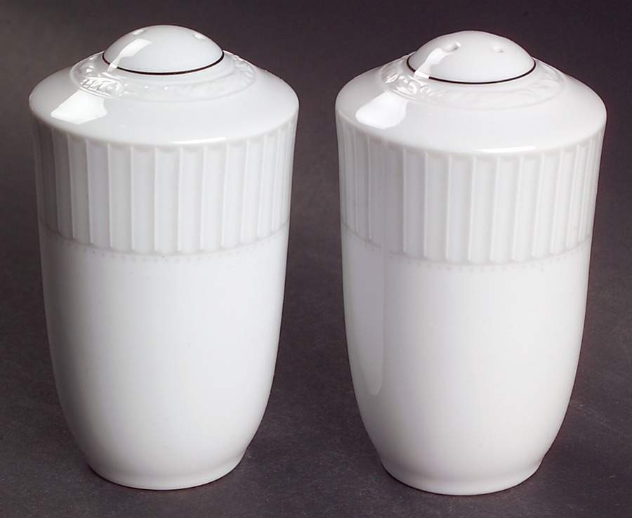 Sheridan Platinum Salt & Pepper Set by Noritake-1