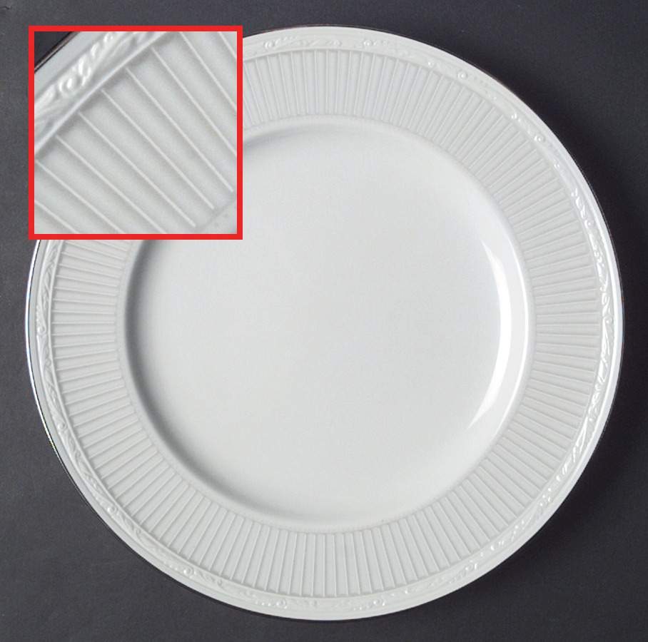 Sheridan Platinum Dinner Plate by Noritake-1