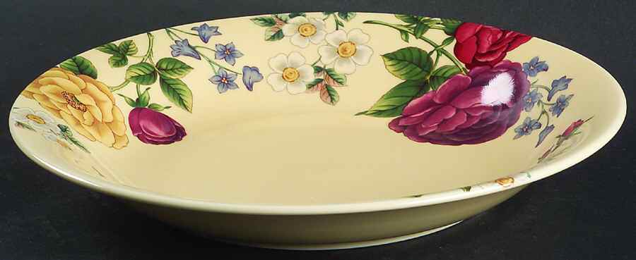 Rose Garden 9" Soup/Pasta Bowl by Nikko-1