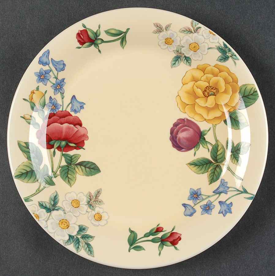 Rose Garden Bread & Butter Plate by Nikko-1