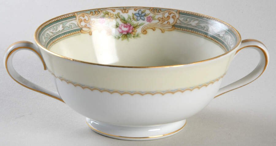 Lynbrook (4724 & NO #) Footed Cream Soup Bowl by Noritake-1
