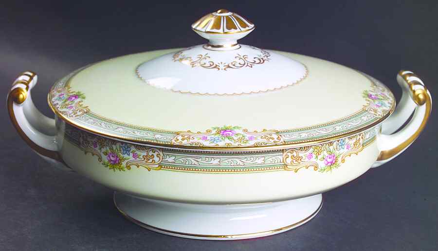 Lynbrook (4724 & NO #) Round Covered Vegetable by Noritake-1