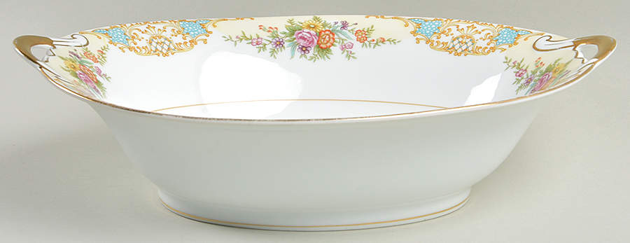 N561cr 10" Oval Vegetable Bowl by Noritake-1