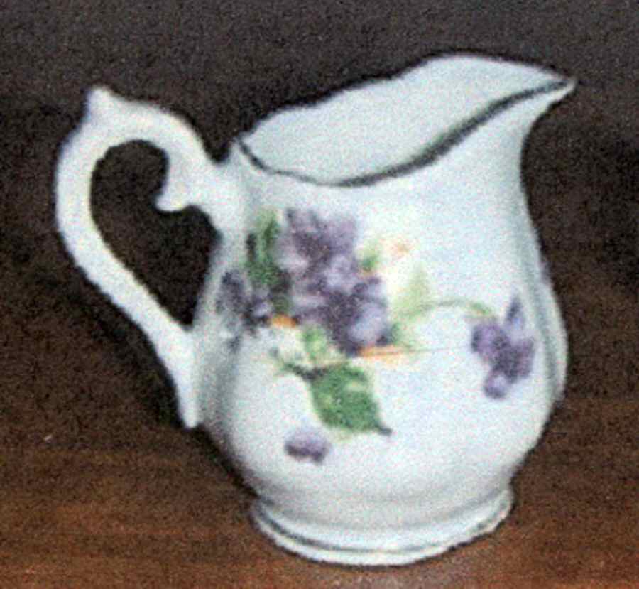 Sweet Violets Toy Creamer by Norcrest-1