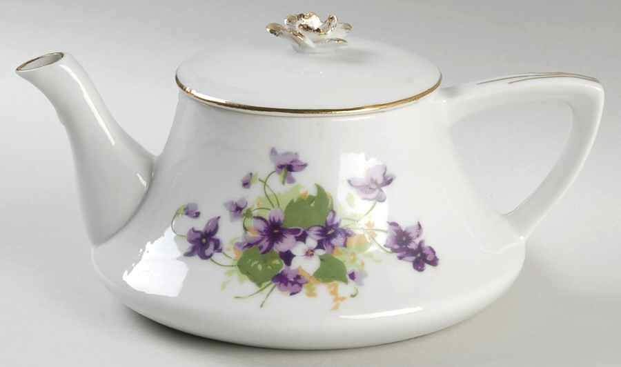 Sweet Violets Individual Teapot & Lid by Norcrest-1