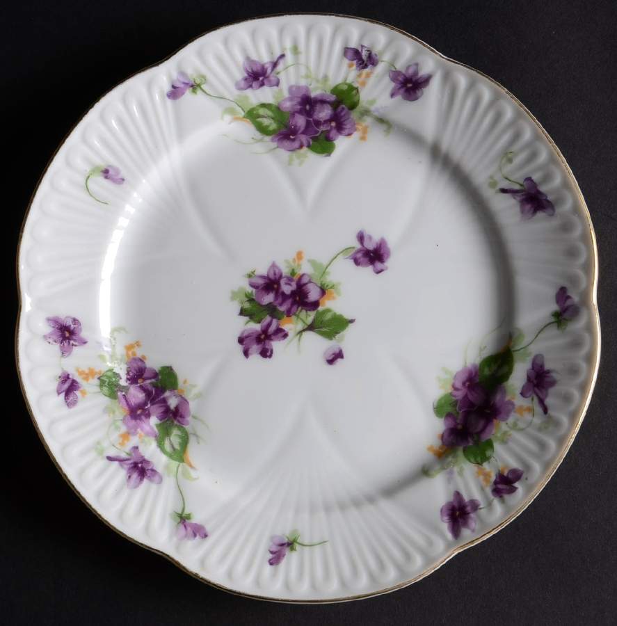 Sweet Violets Bread & Butter Plate by Norcrest-1