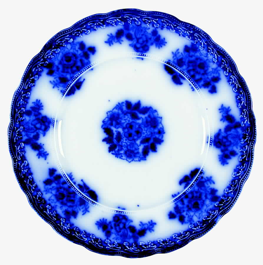 Waldorf(Floral & Bead Embossed) Dinner Plate by New Wharf-1
