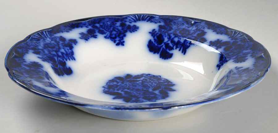 Waldorf (Fan Embossed Edge) Large Rim Soup Bowl by New Wharf-1