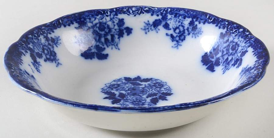 Waldorf (Fan Embossed Edge) 9" Round Vegetable Bowl by New Wharf-1