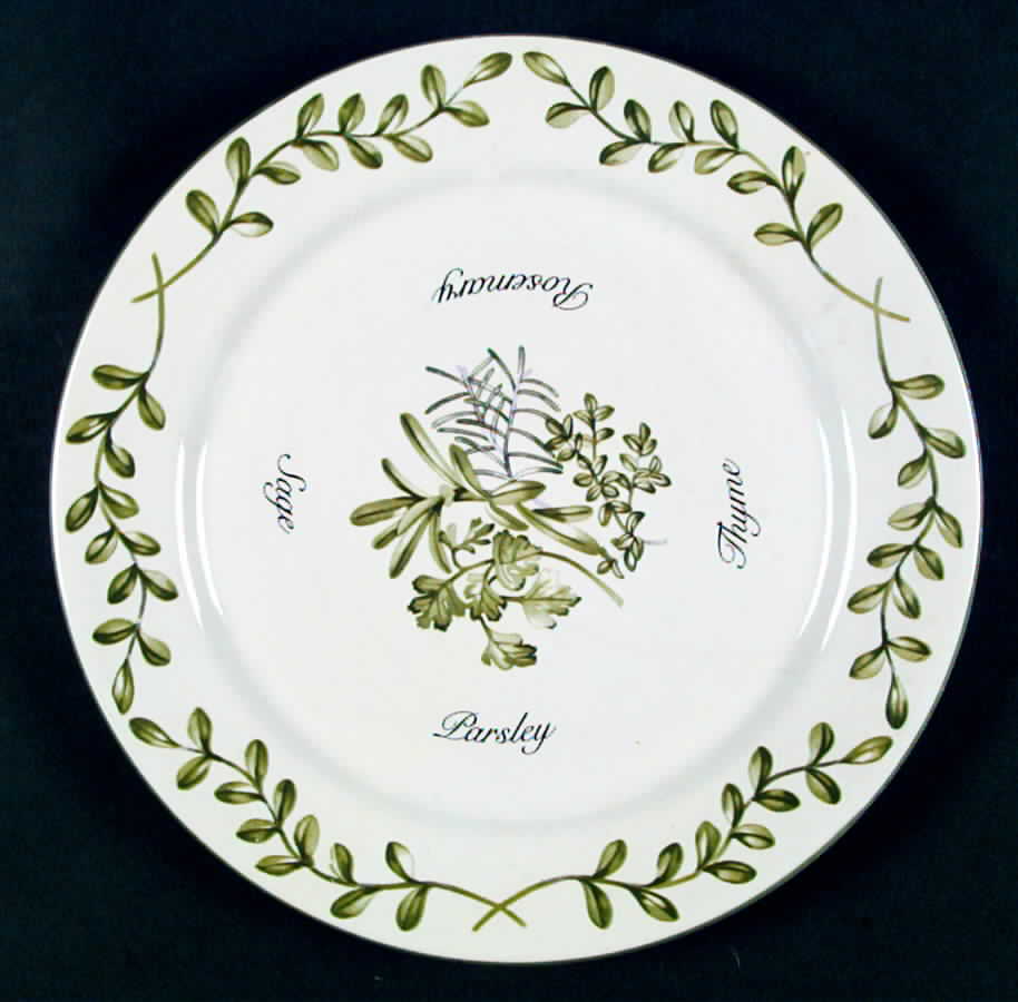Herb Garden Dinner Plate by Newcor-1