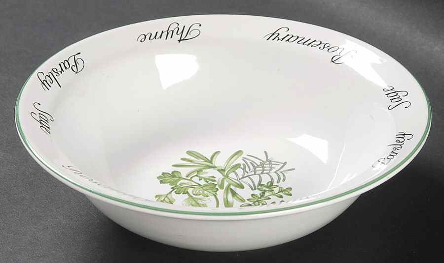 Herb Garden Rim Cereal Bowl by Newcor-1