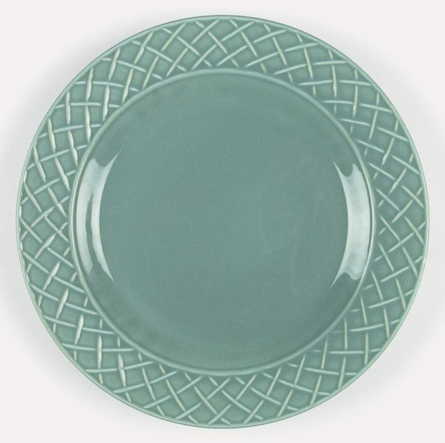 Perennial Colours Sage Green Dinner Plate by Nancy Calhoun-1