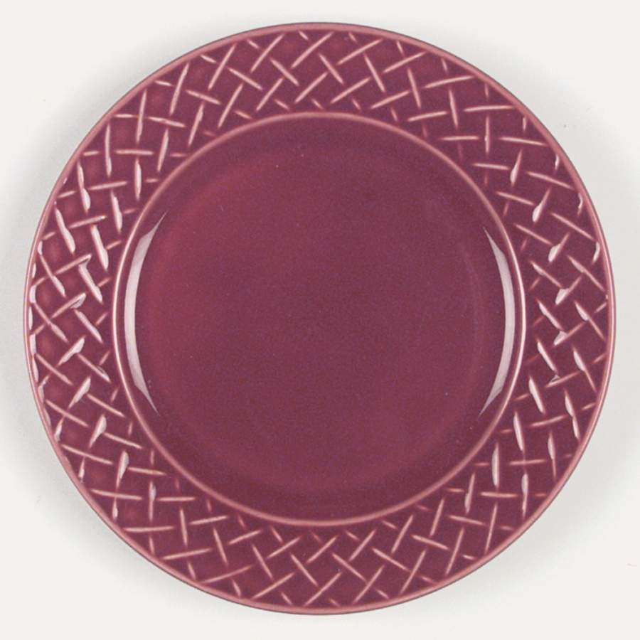 Perennial Colours Cranberry Dinner Plate by Nancy Calhoun-1