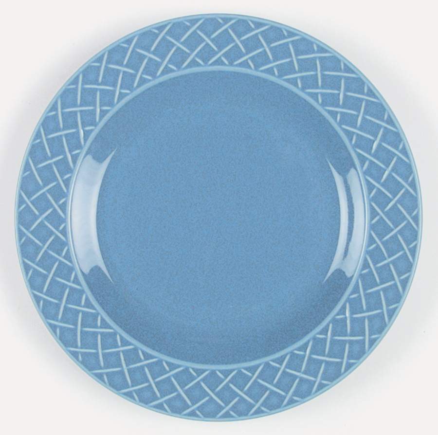 Perennial Colours Slate Blue Dinner Plate by Nancy Calhoun-1