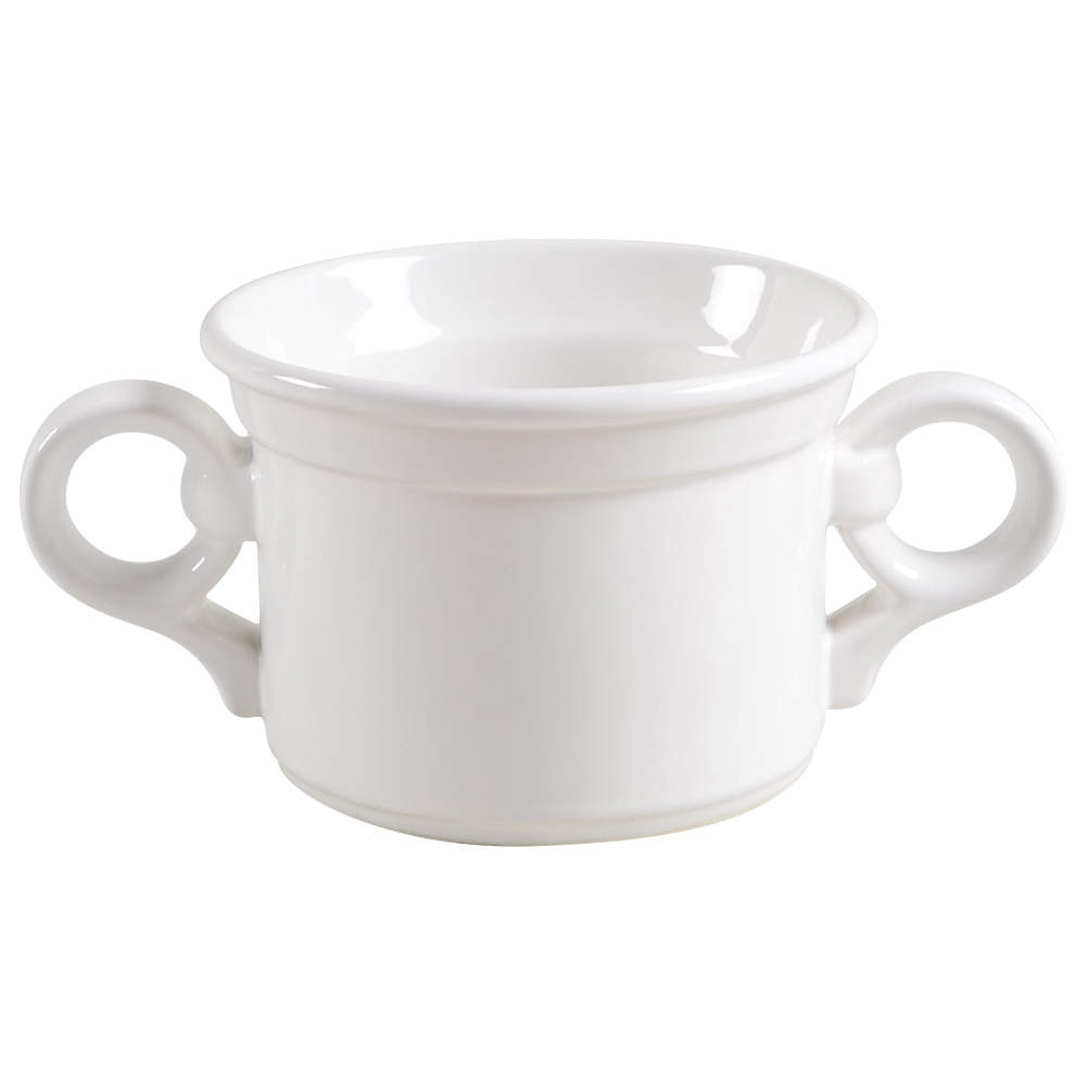 Coronado White Lugged Soup Bowl by Nancy Calhoun-1