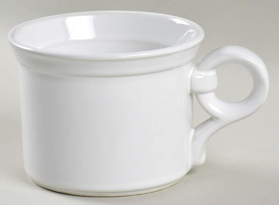 Coronado White Flat Cup by Nancy Calhoun-1