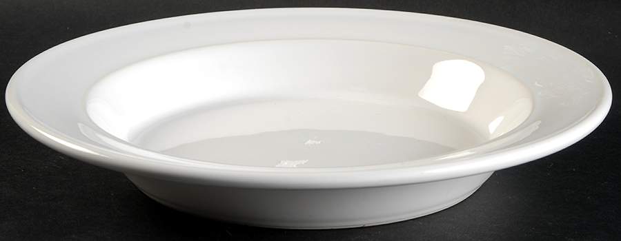 Coronado White Large Rim Soup Bowl by Nancy Calhoun-1