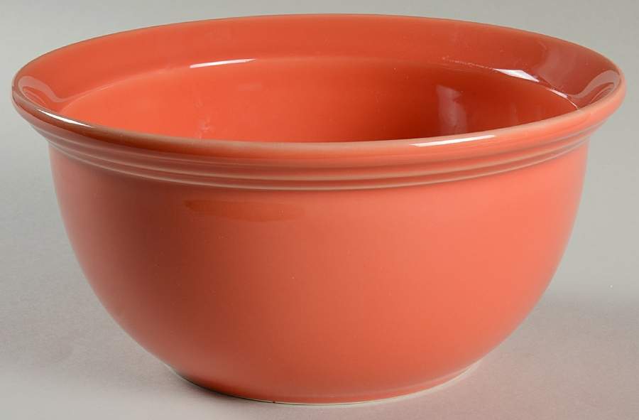 Flamingo Coral 8" Round Vegetable Bowl by Nancy Calhoun-1