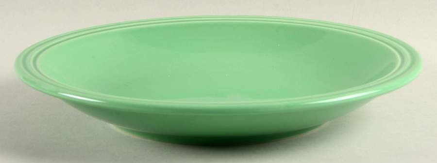 Flamingo Apple Green 9" Individual Pasta Bowl by Nancy Calhoun-1