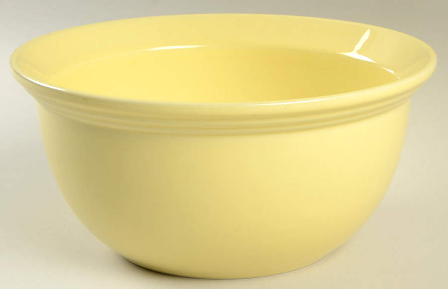 Flamingo Lemon (Yellow) 8" Round Vegetable Bowl by Nancy Calhoun-1