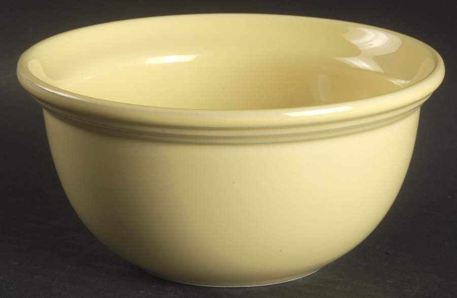 Flamingo Lemon (Yellow) Coupe Cereal Bowl by Nancy Calhoun-1