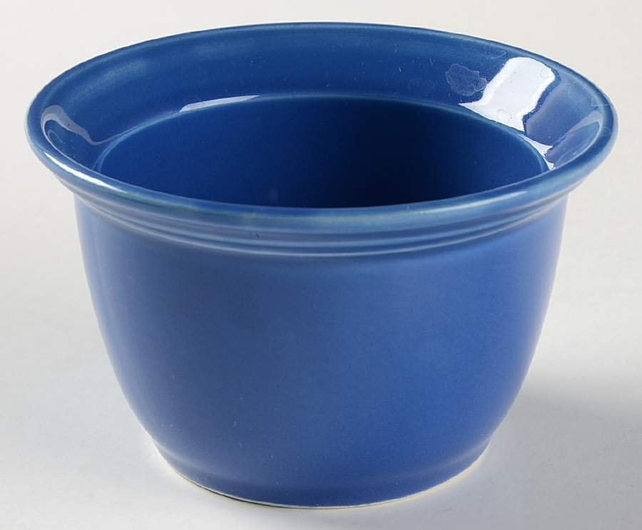 Flamingo Periwinkle(Blue) Sugar Bowl No Lid by Nancy Calhoun-1