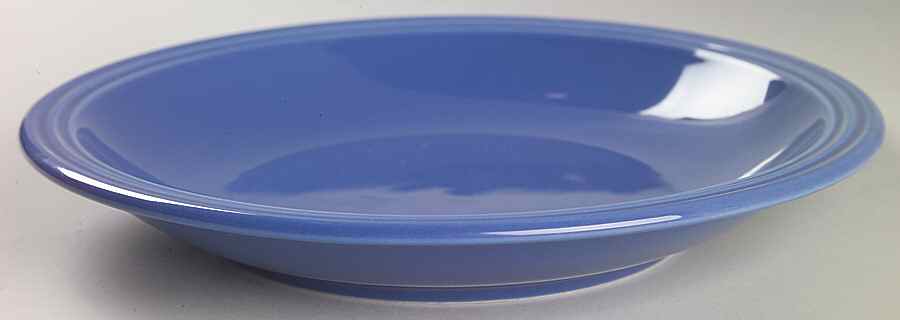 Flamingo Periwinkle(Blue) 9" Individual Pasta Bowl by Nancy Calhoun-1