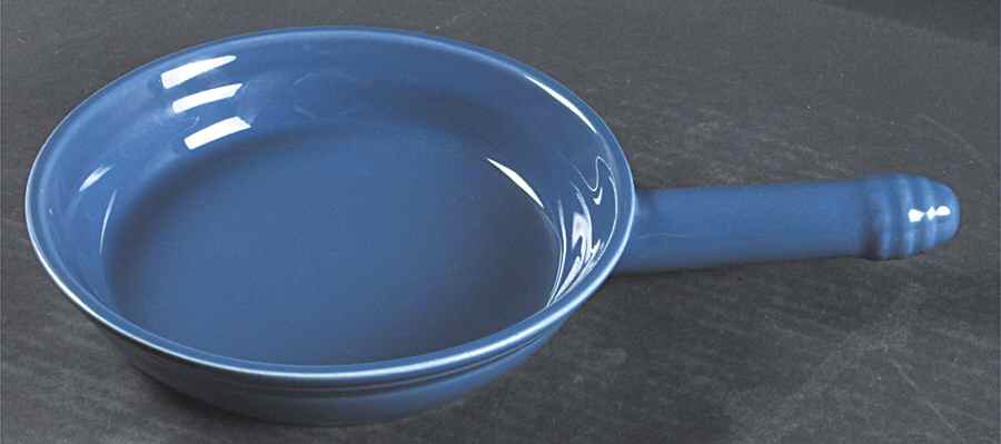 Flamingo Periwinkle(Blue) Open Skillet by Nancy Calhoun-1