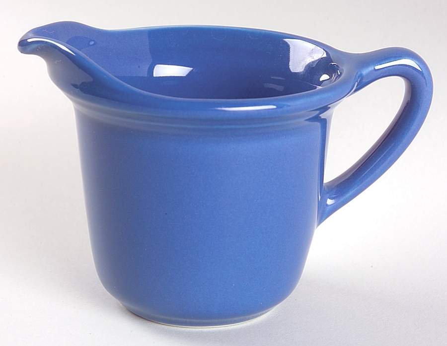 Flamingo Periwinkle(Blue) Creamer by Nancy Calhoun-1