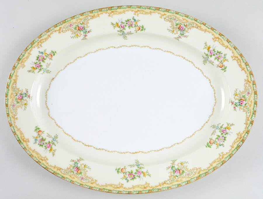 N1185 16" Oval Serving Platter by Noritake-1