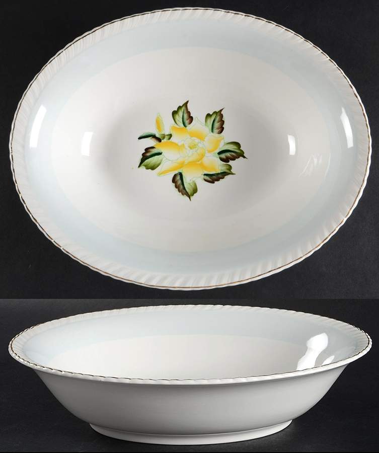 NIK54 10" Oval Vegetable Bowl by Nikko-1