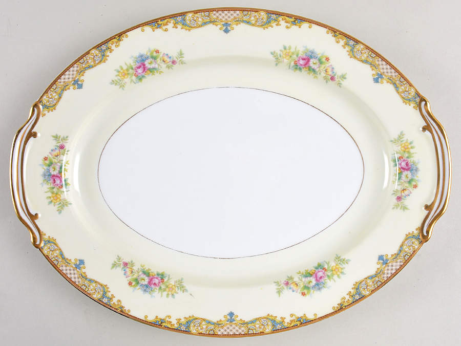 Carmela (4732) 13" Oval Serving Platter by Noritake-1
