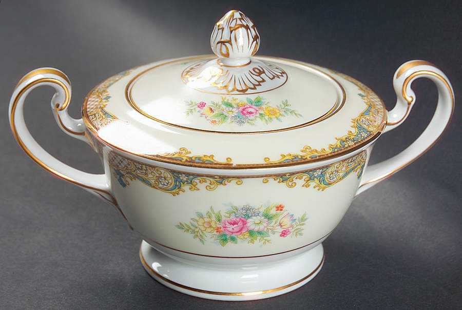 Carmela (4732) Sugar Bowl & Lid by Noritake-1