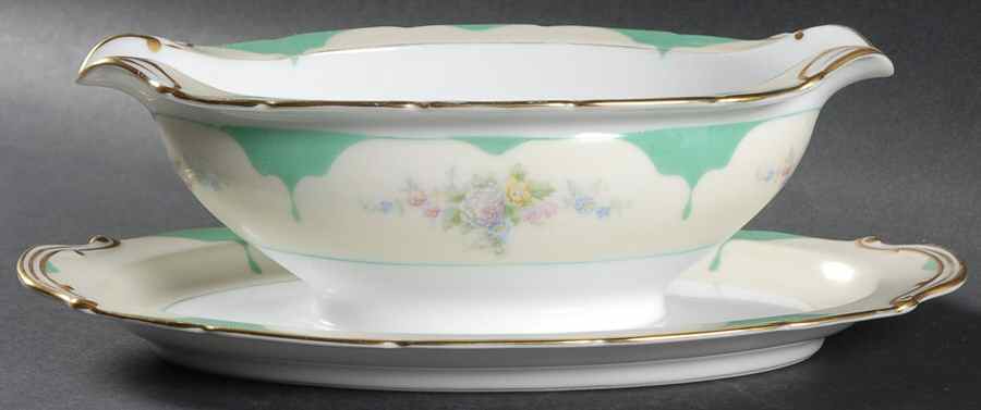Cervantes Gravy Boat with Attached Underplate by Noritake-1