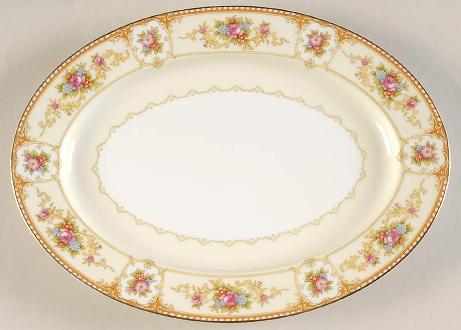 Allure 11" Oval Serving Platter by Noritake-1