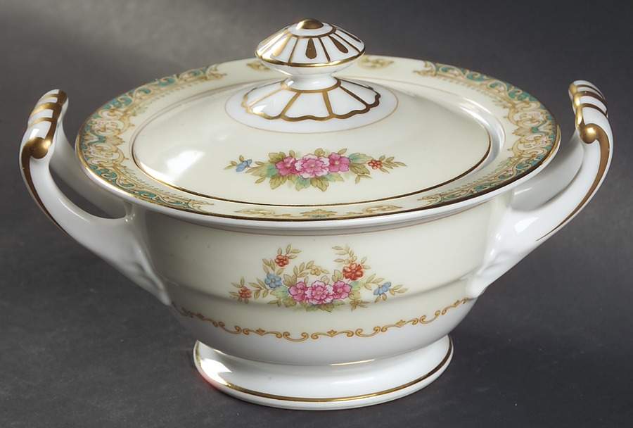 Camelot (3031 & NO #) Sugar Bowl & Lid by Noritake-1