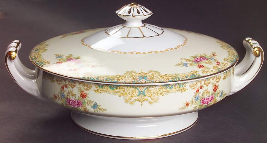 Camelot (3031 & NO #) Round Covered Vegetable by Noritake-1