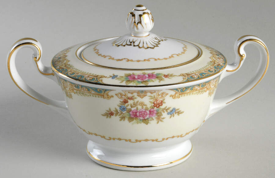 Camelot (3031 & NO #) Sugar Bowl & Lid by Noritake-1