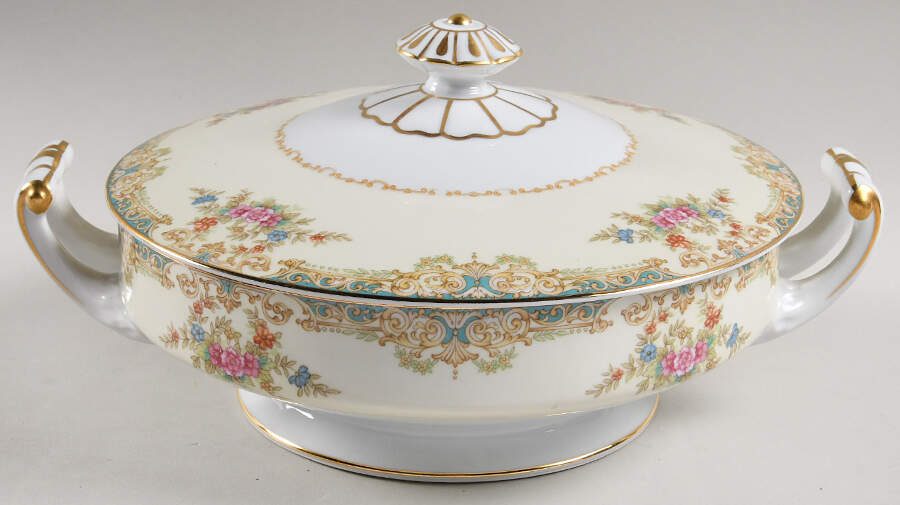 Camelot (3031 & NO #) Round Covered Vegetable by Noritake-1