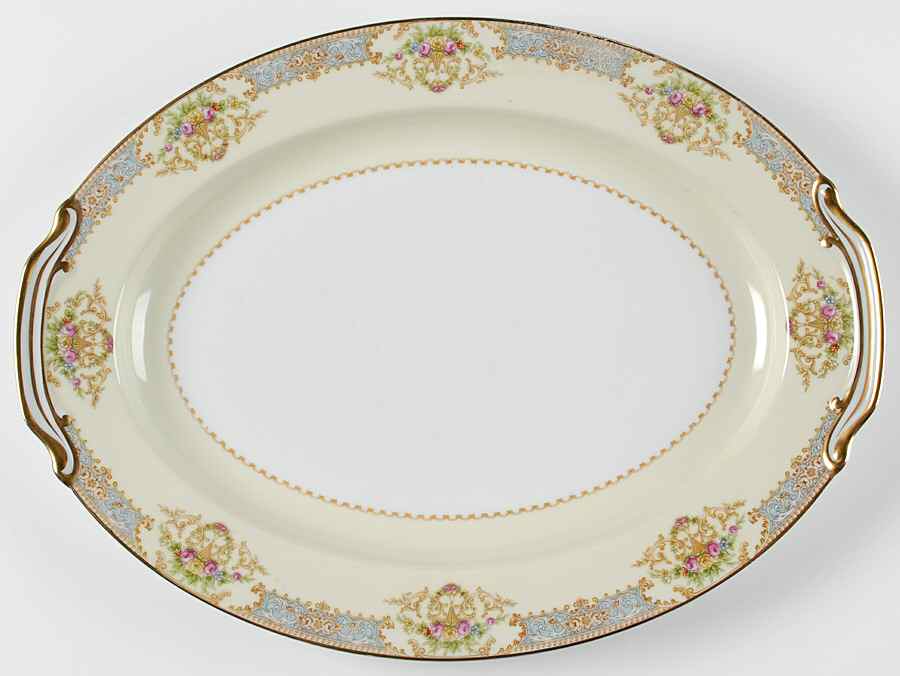 Clermont 16" Oval Serving Platter by Noritake-1