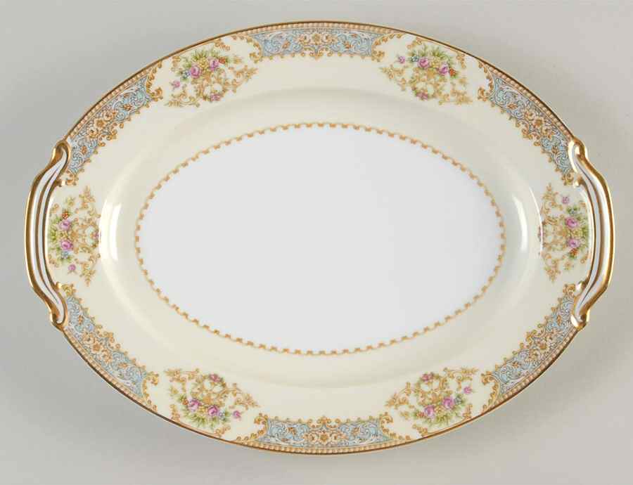 Clermont 12" Oval Serving Platter by Noritake-1