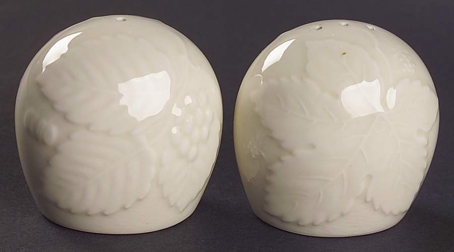 Woodbury Ivory Salt & Pepper Set by Nikko-1